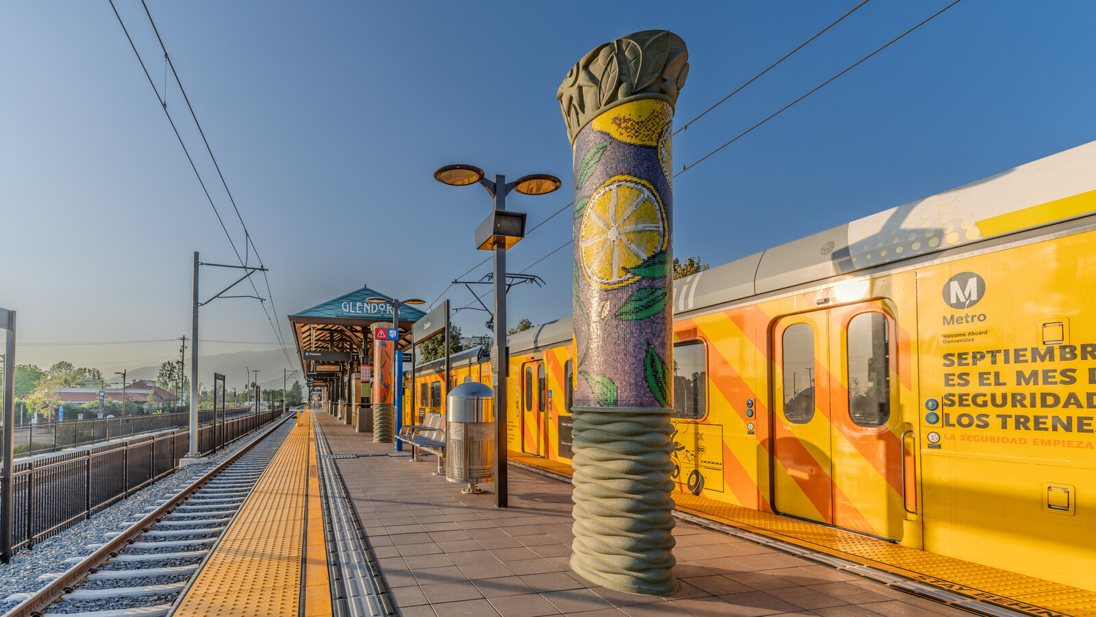 Glendora Metro station daytime